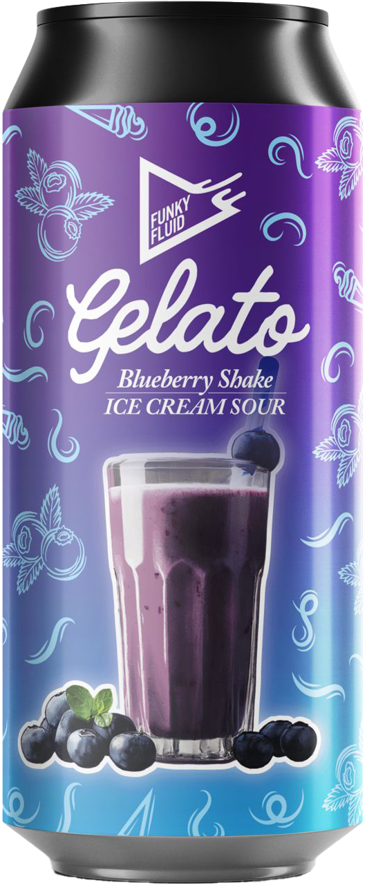 Funky Fluid Gelato Blueberry Shake