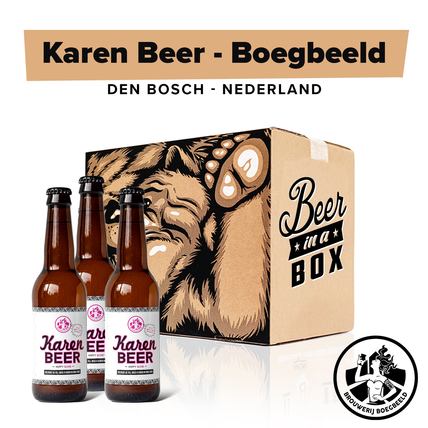 12 X Karen Beer Brouwerij Boegbeeld