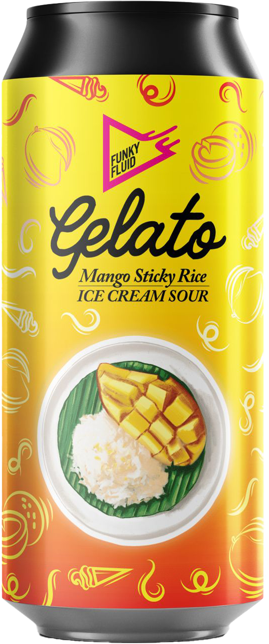 Funky Fluid Gelato Mango Sticky Rice
